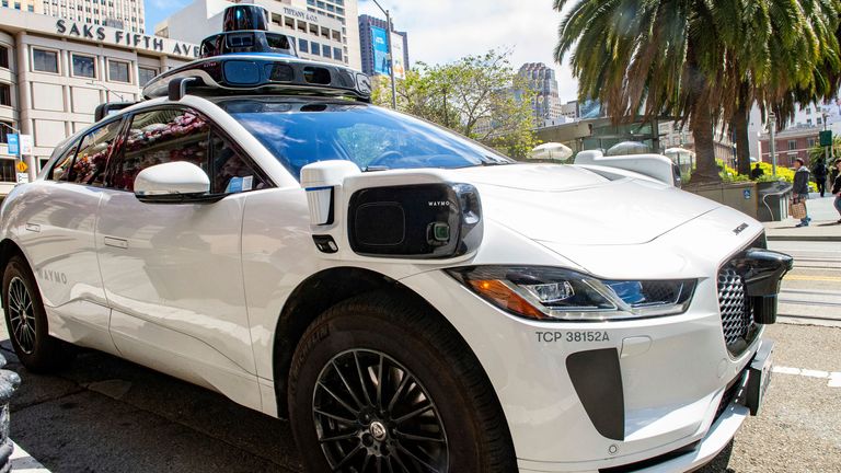 Waymo's driverless robot taxi. File pic: AP